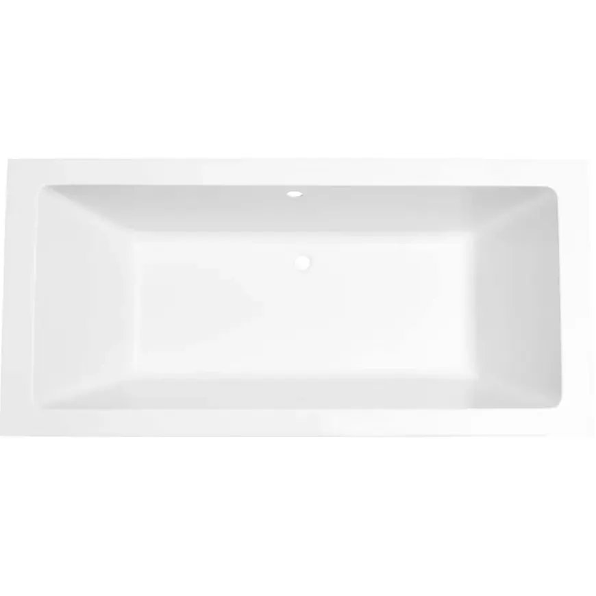 Marho Zephyra SQ inbouw duo ligbad mat wit 180 x 80 x 49 cm