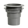 Dakgoten|Goten & Regenpijpen > Martens bakgoot 125 mm uitloop met wartel grijs 70-80 mm