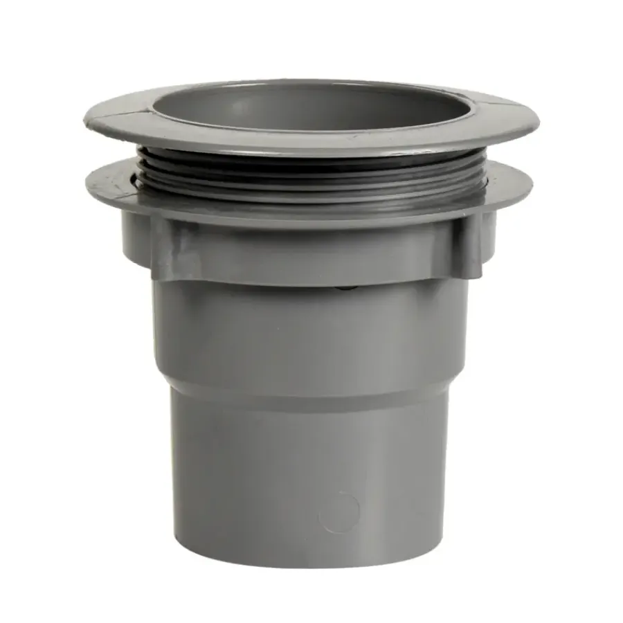 Dakgoten|Goten & Regenpijpen > Martens bakgoot 125 mm uitloop met wartel grijs 70-80 mm