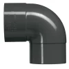 Goten & Regenpijpen > Martens bocht 90° PVC antraciet verjongd 80x80 mm