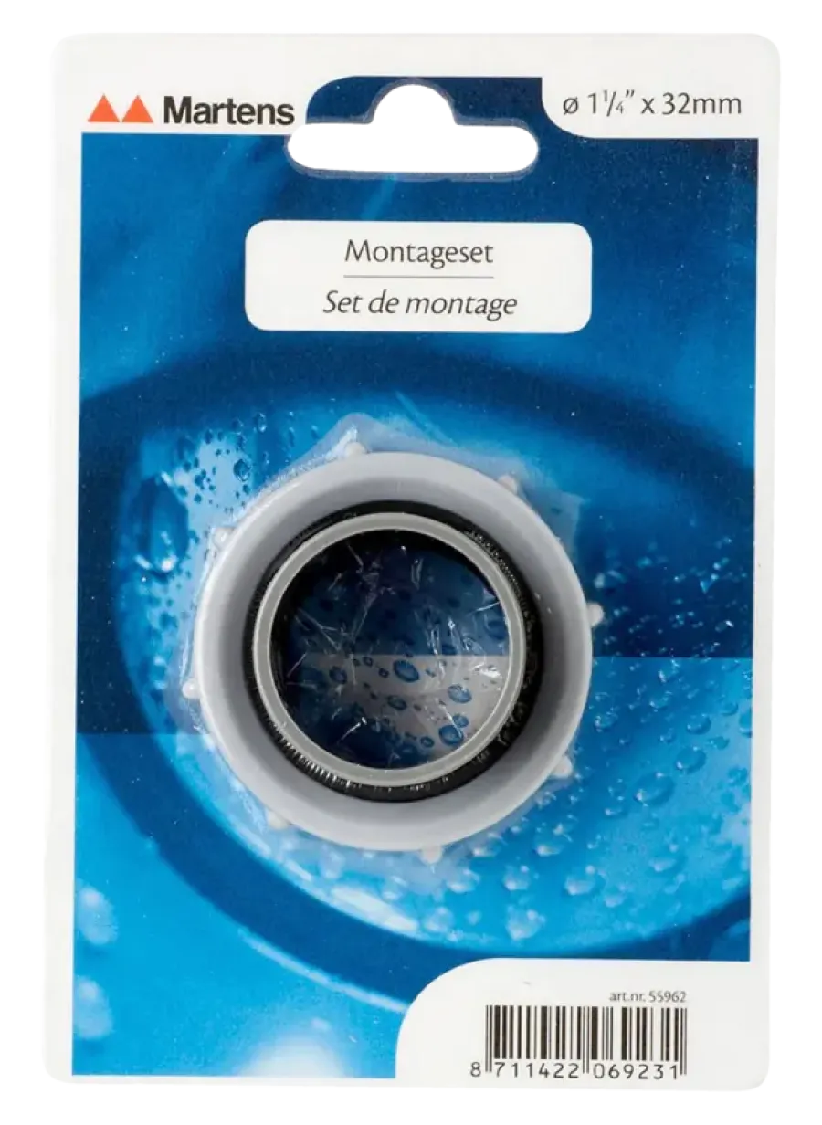 Sanitair Aansluitmateriaal|Toilet Onderdelen > Martens montageset 1 1/4 x 32 mm