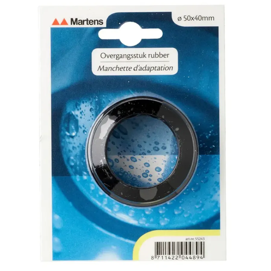 Afvoerbuizen & Hulpstukken > Martens Overgangsstuk Rubber 50 x 40 mm