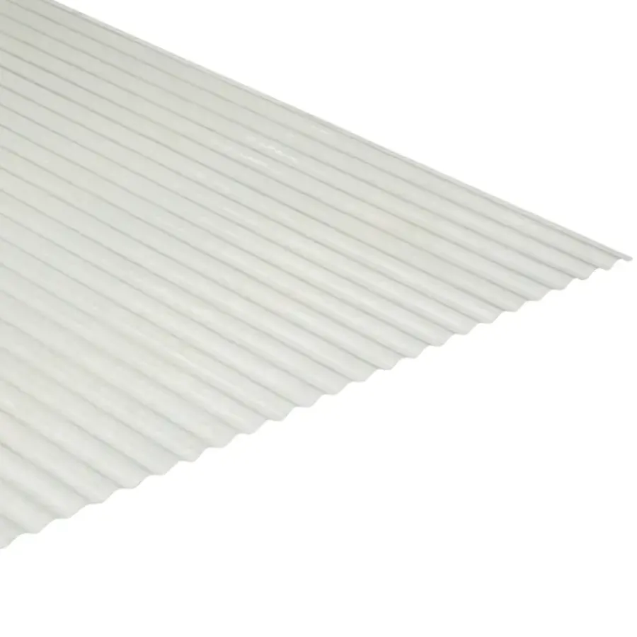 Dakbedekking Schuine Daken > Martens Polyester Golfplaat 32/ 9 Naturel 183 x 97 cm