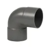 Rioleringsbuizen|Afvoerbuizen & Hulpstukken > Martens PVC bocht 90° grijs 2x mof 50 mm