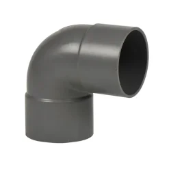 Rioleringsbuizen|Afvoerbuizen & Hulpstukken > Martens PVC bocht 90° grijs 2x mof 50 mm