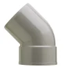 Rioleringsbuizen|Afvoerbuizen & Hulpstukken > Martens PVC bocht 45° grijs 1x mof 110 mm