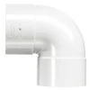 Rioleringsbuizen|Afvoerbuizen & Hulpstukken > Martens PVC bocht 90° wit 2x mof 40 mm