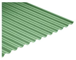 Dakbedekking Schuine Daken > Martens PVC Golfplaat 32/9 Groen 122 x 66 cm
