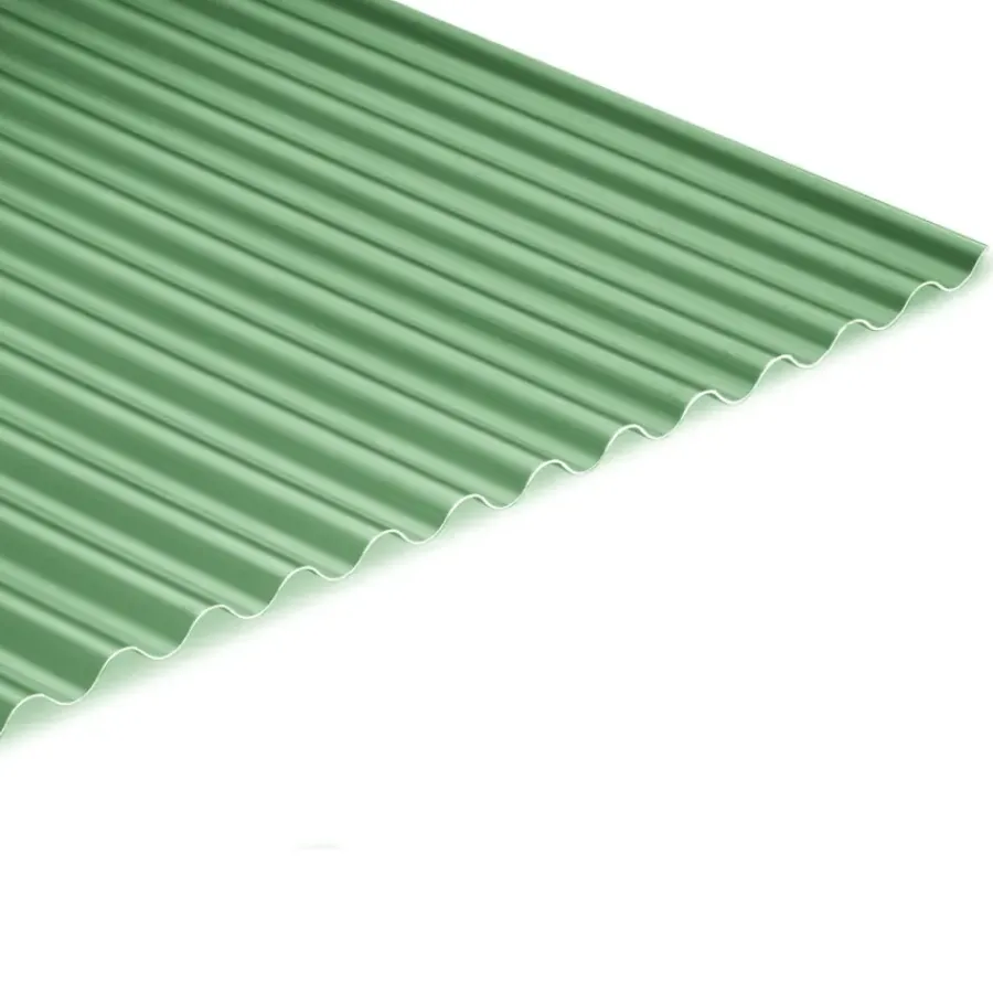 Dakbedekking Schuine Daken > Martens PVC Golfplaat 32/9 Groen 183 x 66 cm