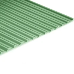 Dakbedekking Schuine Daken > Martens PVC golfplaat 32/9 groen 244 x 66 cm