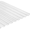 Dakbedekking Schuine Daken > Martens PVC Golfplaat 32/9 Helder 122 x 66 cm