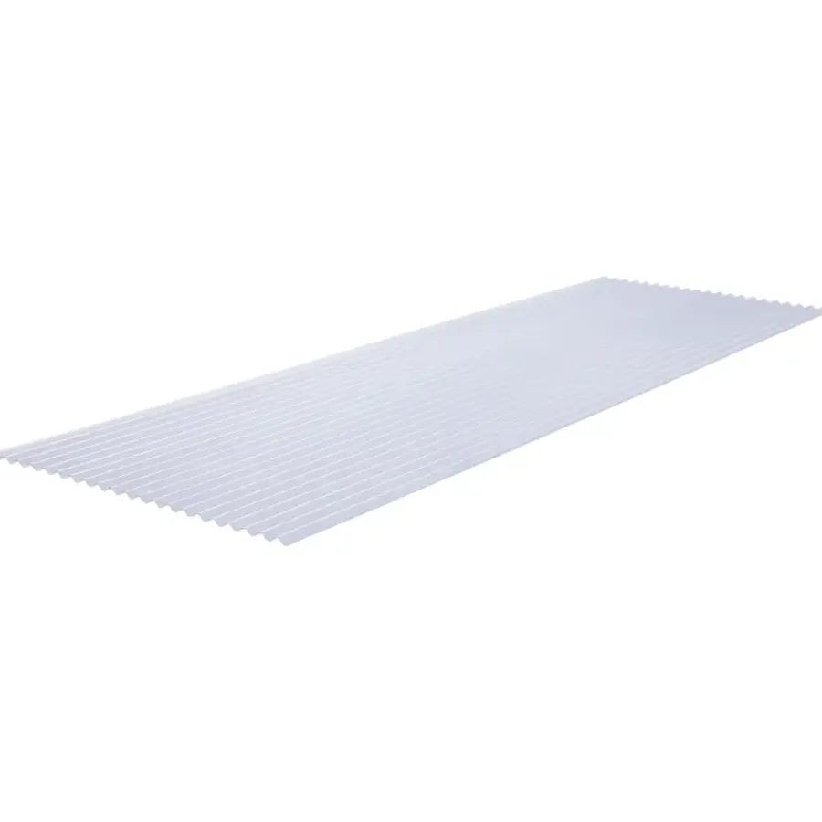 Dakbedekking Schuine Daken > Martens PVC Golfplaat 32/9 Helder 214 x 66 cm