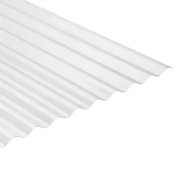 Dakbedekking Schuine Daken > Martens PVC Golfplaat 32/9 Helder 153 x 66 cm