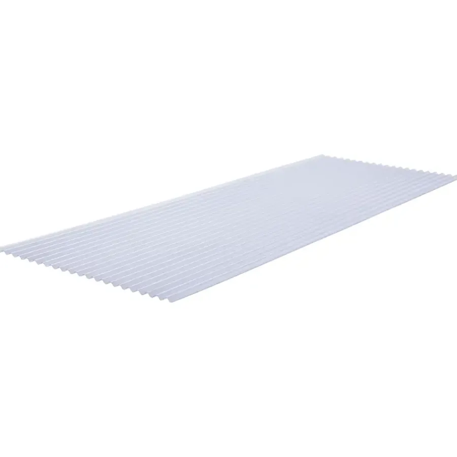 Dakbedekking Schuine Daken > Martens PVC Golfplaat 32/9 Helder 183 x 66 cm