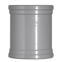 Rioleringsbuizen|Afvoerbuizen & Hulpstukken > Martens PVC overschuifmof 2x manchet 125 mm