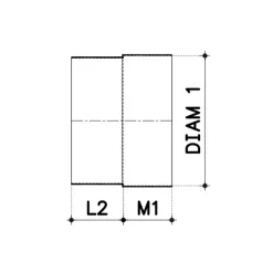 Rioleringsbuizen|Afvoerbuizen & Hulpstukken > Martens PVC reparatiemof 40 mm