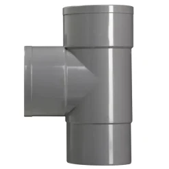 Goten & Regenpijpen > Martens PVC T-stuk 90° Mof/ Verjongd 60 x 60 mm