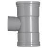 Rioleringsbuizen|Afvoerbuizen & Hulpstukken > Martens PVC T-stuk 90° 3x manchet 125x75 mm