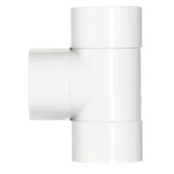 Rioleringsbuizen|Afvoerbuizen & Hulpstukken > Martens PVC T-stuk 90° 3x Mof 32 x 32 mm Wit