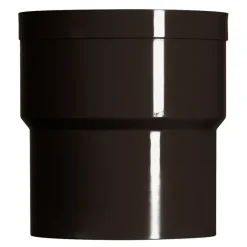 Goten & Regenpijpen > Martens PVC verbindingsstuk 60 mm bruin
