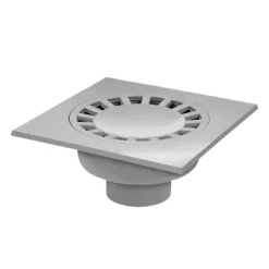 Afvoerbuizen & Hulpstukken > Martens Vloerput Slagvast met Onderuitlaat 25 x 25 cm