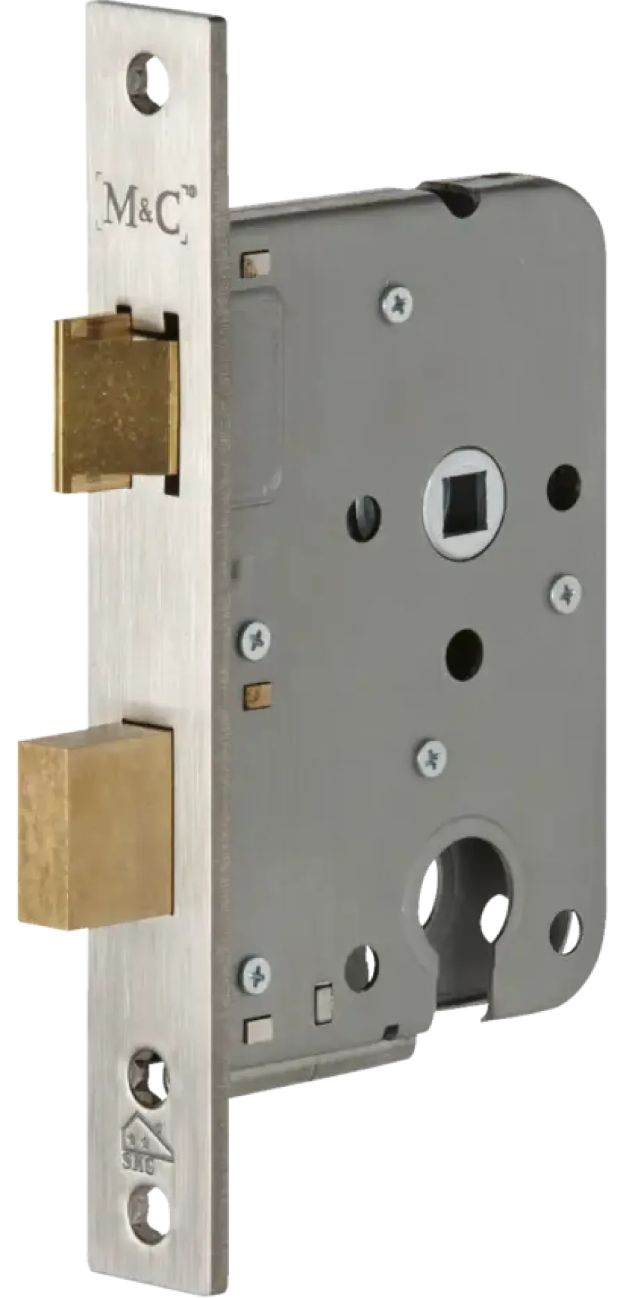 Deursloten|Cilinders > M&C veiligheidsslot met sluitkom SKG 2-sterren 55 mm Doorn 50mm PC 55mm