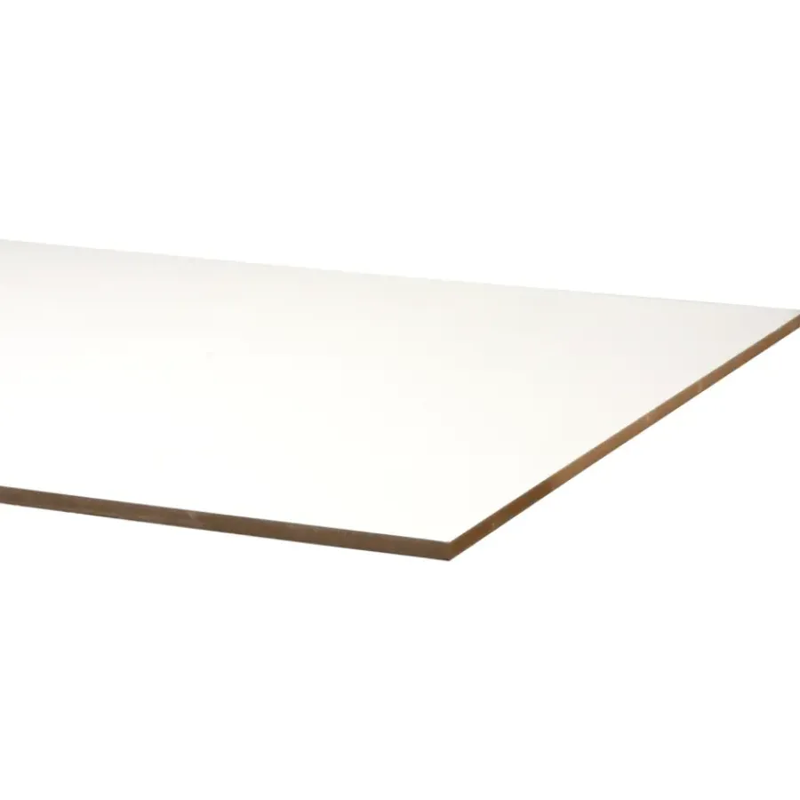 Constructieplaten|Alle Houten Platen > Geen MDF-plaat wit lakdraagfolie 244 x 122 cm 18 mm