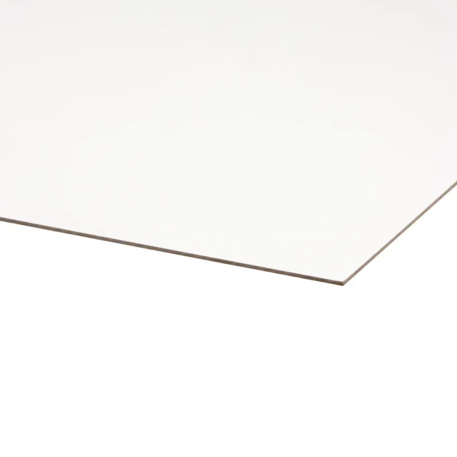 Constructieplaten|Alle Houten Platen > Geen MDF-plaat 1-zijdig wit gelakt 244 x 122 cm 2,8 mm