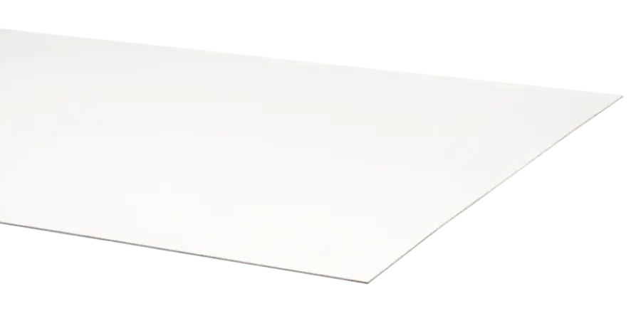 Constructieplaten|Alle Houten Platen > Geen MDF-plaat 1-zijdig wit gelakt 244 x 122 cm 2,8 mm