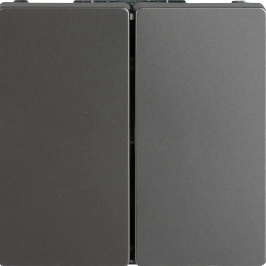 Schakelaars|Stopcontacten & Overige Contactdozen > Schneider Electric Merten D-Life inbouw serieschakelaar edelstaal