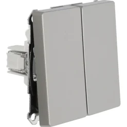 Schakelaars|Stopcontacten & Overige Contactdozen > Schneider Electric Merten D-Life inbouw serieschakelaar edelstaal