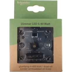 Dimmers|Inbouw Schakelmateriaal > Schneider Electric Merten inbouw dimmer led/gloei/halogeen 4-400 watt