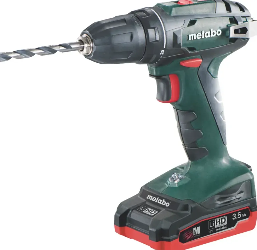 Accuboormachines|Boormachines > Metabo 18V accuboormachine BS18 + 2accu's 2.0Ah