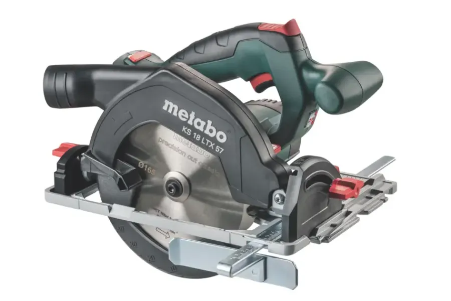 Accu Cirkelzaag|Zaagmachines & -tafels > Metabo 18V accu cirkelzaag KS LTX 57 (zonder accu)