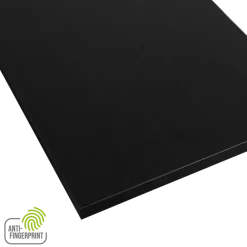 Meubelpanelen|Timmerpanelen > Geen Meubelpaneel antraciet essen ABS fingerprint proof 80x40 cm 18 mm