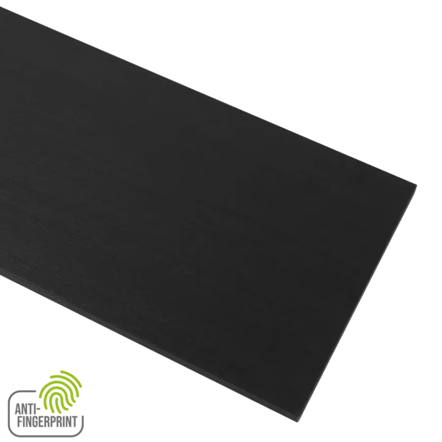 Meubelpanelen|Timmerpanelen > Geen Meubelpaneel antraciet essen ABS fingerprint proof 240x40 cm 18 mm