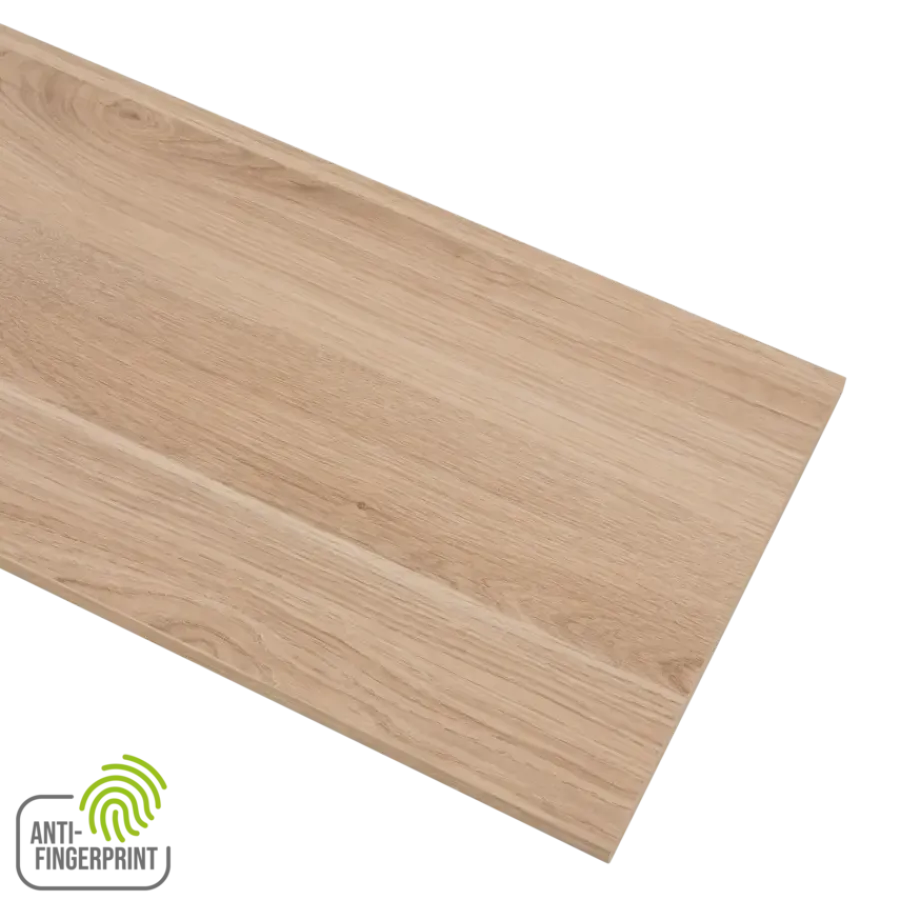 Meubelpanelen|Timmerpanelen > Geen Meubelpaneel gebleekt eiken ABS fingerprint proof 120x30 cm 18 mm