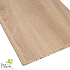 Meubelpanelen|Timmerpanelen > Geen Meubelpaneel gebleekt eiken ABS fingerprint proof 240x30 cm 18 mm