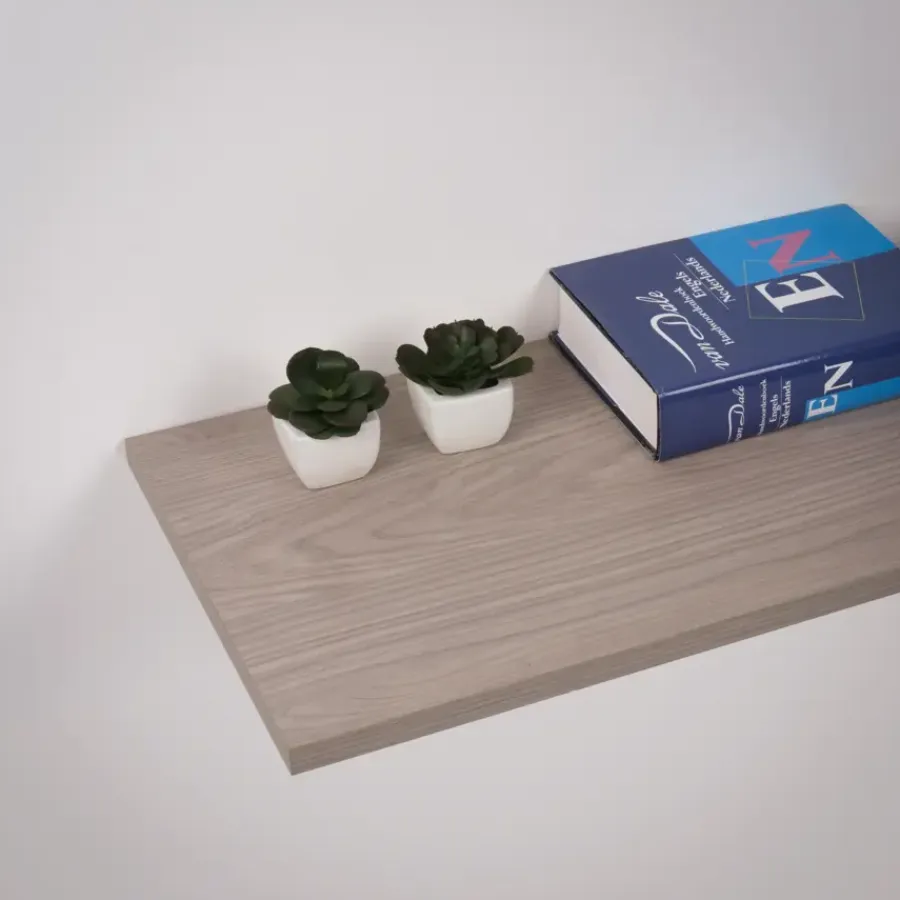 Meubelpanelen|Timmerpanelen > Geen Meubelpaneel grijs eiken ABS 80x40 cm 18 mm