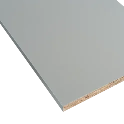 Meubelpanelen|Timmerpanelen > Geen Meubelpaneel inox metallic ABS 240x40 cm 18 mm