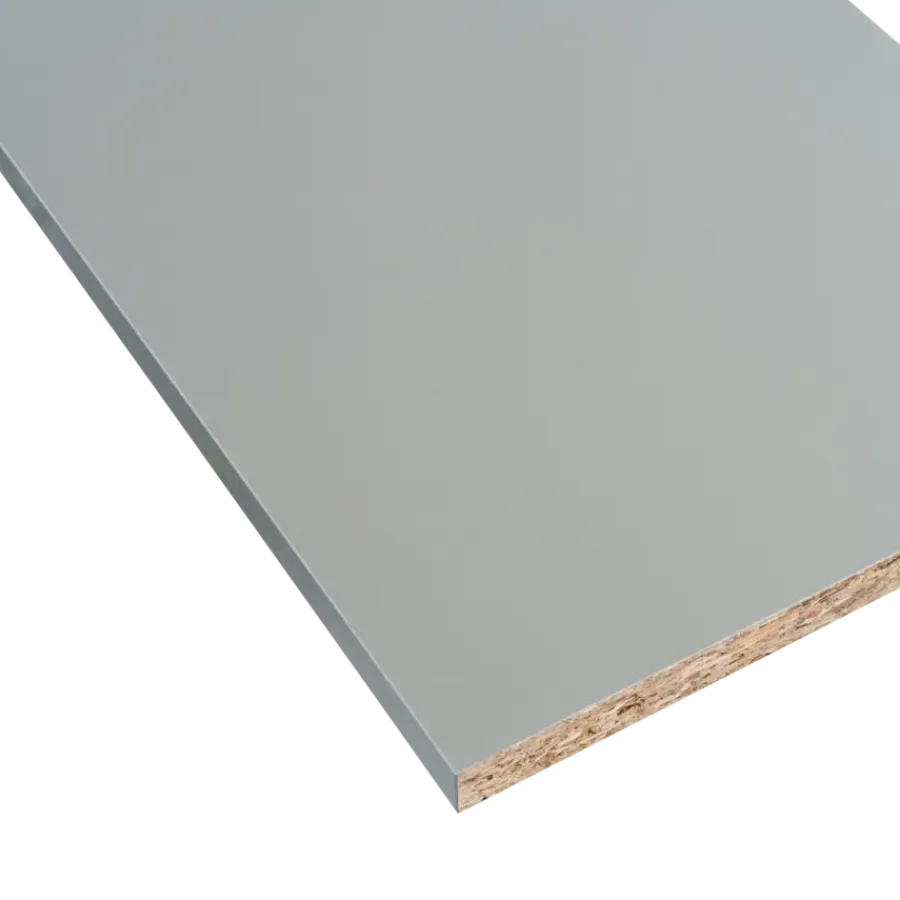 Meubelpanelen|Timmerpanelen > Geen Meubelpaneel inox metallic ABS 240x40 cm 18 mm