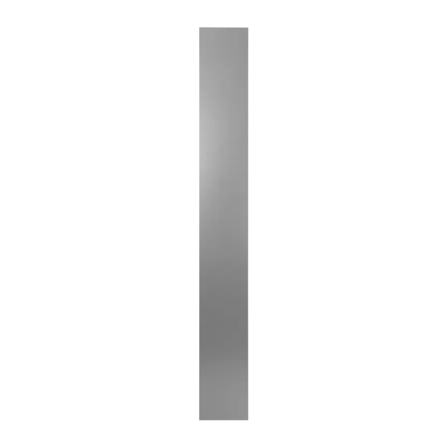 Meubelpanelen|Timmerpanelen > Geen Meubelpaneel inox metallic ABS 240x40 cm 18 mm