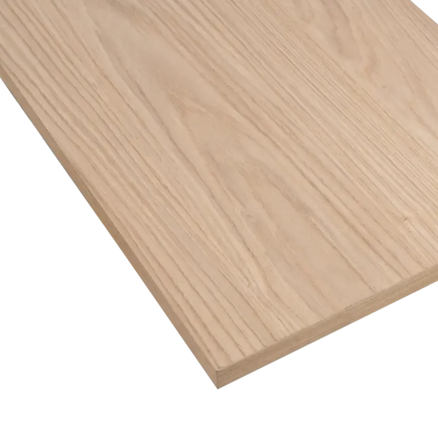 Meubelpanelen|Timmerpanelen > Geen Meubelpaneel licht eiken ABS 80x40 cm 18 mm