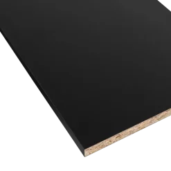 Meubelpanelen|Timmerpanelen > Geen Meubelpaneel zwart ABS 240x30 cm 18 mm