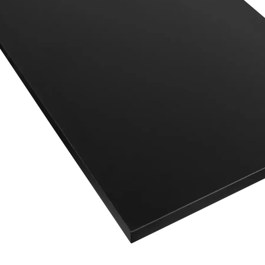 Meubelpanelen|Timmerpanelen > Geen Meubelpaneel zwart ABS 120x40 cm 18 mm