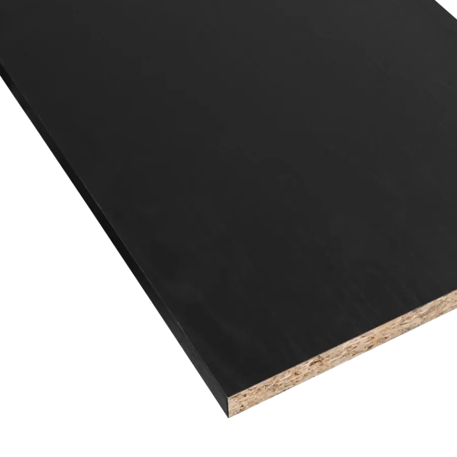 Meubelpanelen|Timmerpanelen > Geen Meubelpaneel zwart eiken ABS 240x30 cm 18 mm
