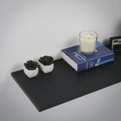 Meubelpanelen|Timmerpanelen > Geen Meubelpaneel zwart eiken ABS 240x30 cm 18 mm