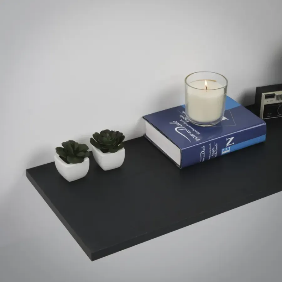 Meubelpanelen|Timmerpanelen > Geen Meubelpaneel zwart eiken ABS 240x30 cm 18 mm