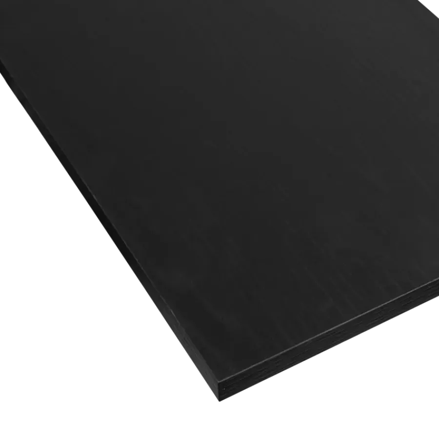 Meubelpanelen|Timmerpanelen > Geen Meubelpaneel zwart eiken ABS 80x40 cm 18 mm