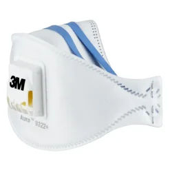 Persoonlijke Bescherming > 3M fijn stof masker vouwbaar met uitademventiel 9322C2 2 stuks